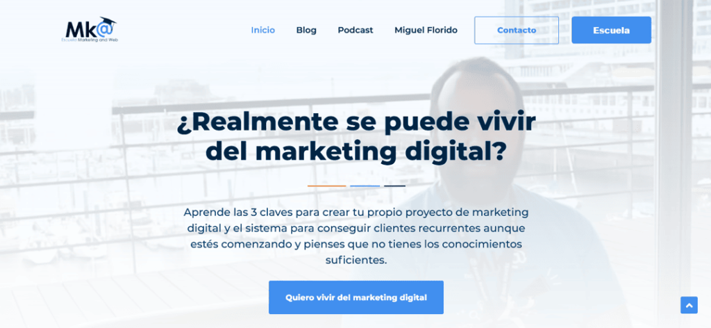 sitio web de miguel florido curso de marketing digital